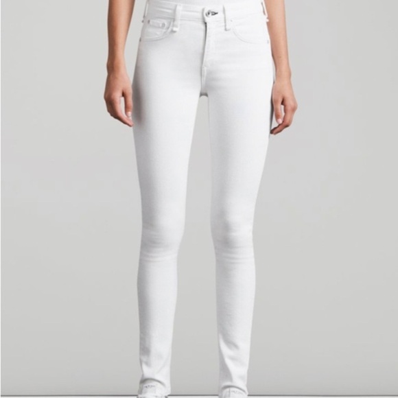 MSRP $195 Rag & Bone Blanc Skinny Jeans Size 30 - Picture 2 of 16